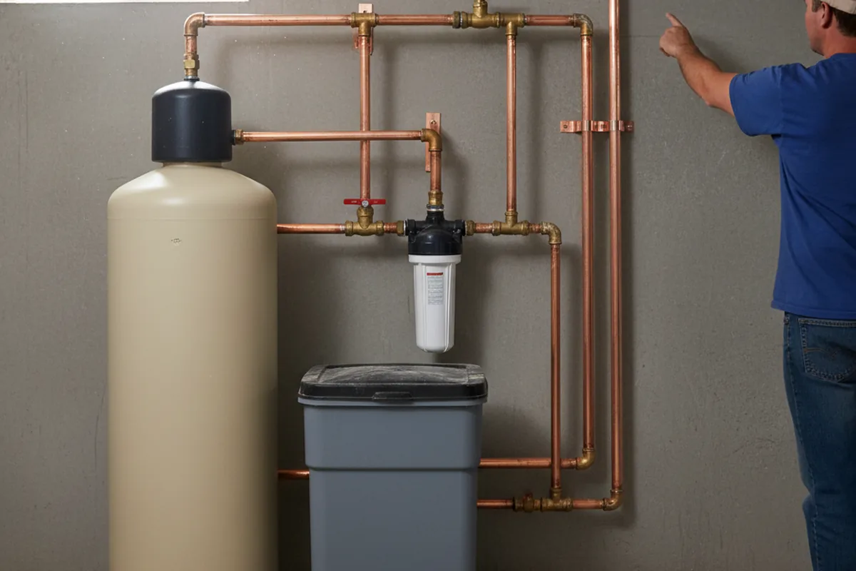 Whole-house water treatment system installed in Commercial Point